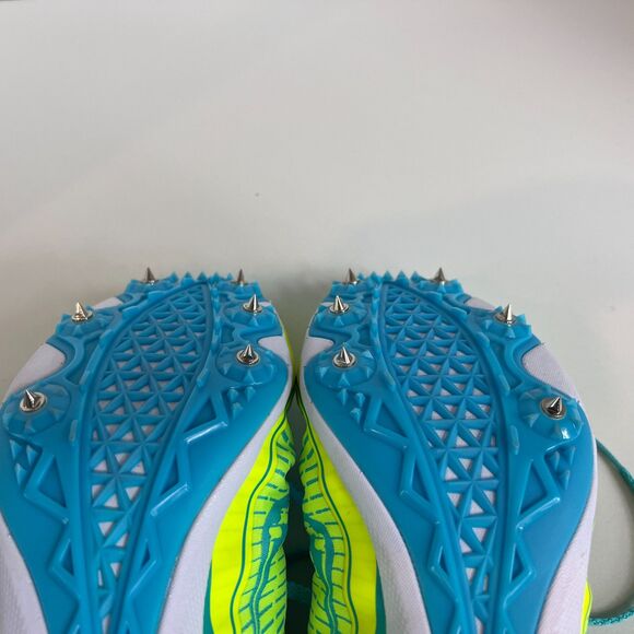 Saucony Ballista 2 Shoes Track & Field Racing Spikes Green Blue Women's 10.5 - Picture 11 of 12